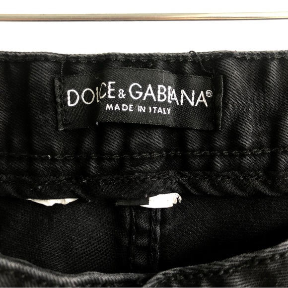 •DOLCE & GABBANA• black jeans Sz 34 (30X28) ITALY - Picture 4 of 17